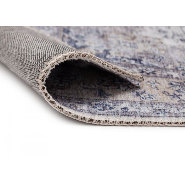 Maschinengewebter Teppich Cleo Tabriz - Grau/Gold