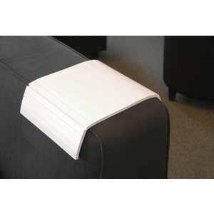 Hayden Tablett Sofa Armlehne - Weiß