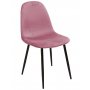Smokey Essgruppe, Esstisch mit 4 Carisma Samtsthlen - Pink
