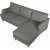 Howard Watford Deluxe Diwansofa - Dunkelgrau