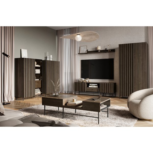 Piedmont-Garderobe - Portland-Esche/Schwarz