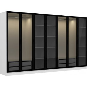 Cavolo Kleiderschrank 315 cm, Variante B - Wei