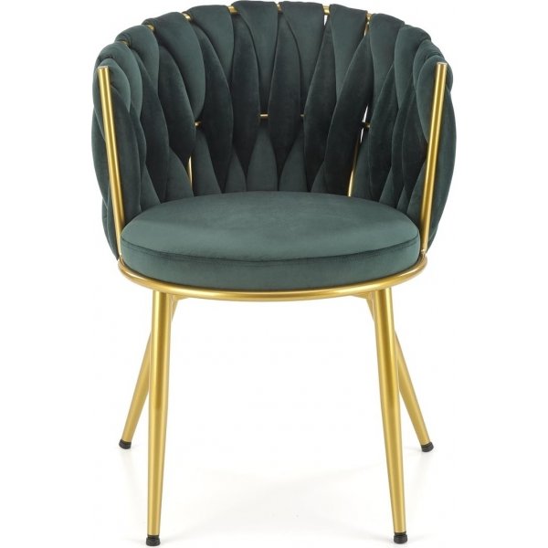 Cadeira Esszimmerstuhl 517 - Dunkelgrün/Gold Cadeira Esszimmerstuhl 517 - Dunkelgrün/Gold