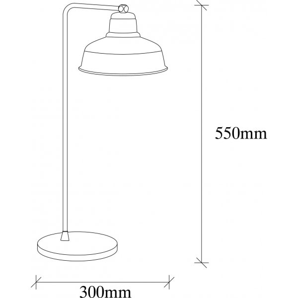 Bergen Tischlampe - Wei�