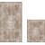 Romantica Badezimmerteppich-Set (2 Stk.) - Beige - 60 x 100 cm (1 Stk.) / 60 x 150 cm (1 Stk.)