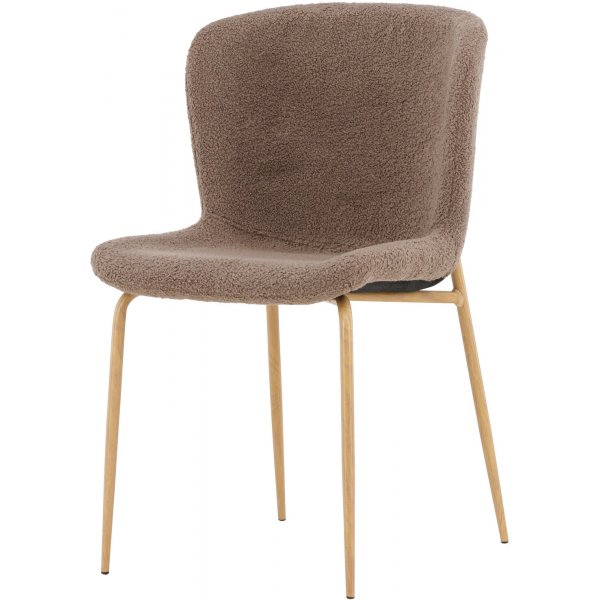 Modesto Esszimmerstuhl - Braunes Boucl