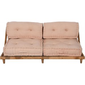Heriya 2-Sitzer-Sofa - Beige + Teppich- und Textilreinigung Heriya 2-Sitzer-Sofa - Beige + Teppich- und Textilreinigung