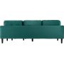 Sofa Firenze aus grnem Samt