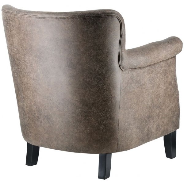 Norberg Professorensessel - Braunes Vintage-PU