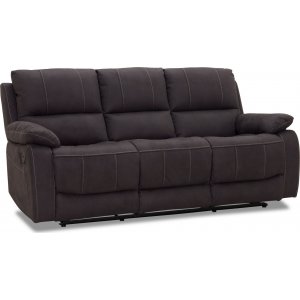 Texas Manual 3-Sitzer-Liegesofa - grauer Stoff