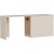 Newra Schreibtisch 180 x 47 cm - Kiefer/Beige