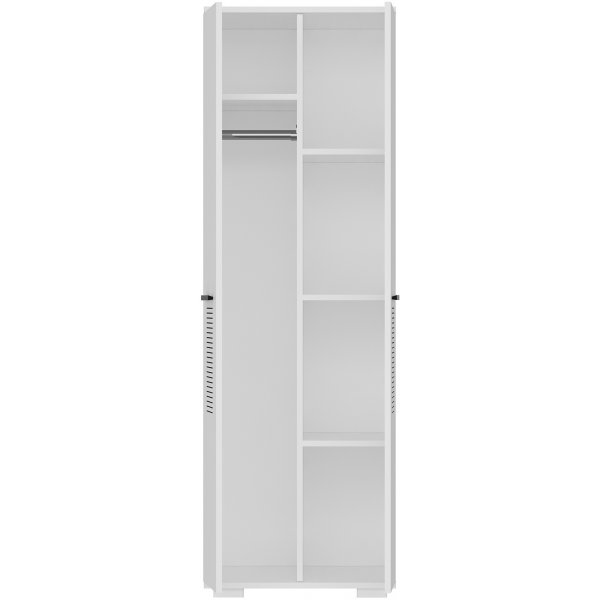 Asimo Kleiderschrank 60 x 44,6 x 183 cm - Wei