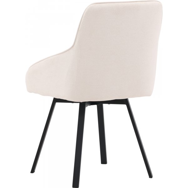 Rosie Esszimmerstuhl - Beige/Schwarz