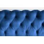 Milton Chesterfield 2-Sitzer - Dunkelblauer Samt