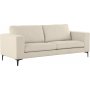 Aspen 3-Sitzer-Sofa - Beige Samt