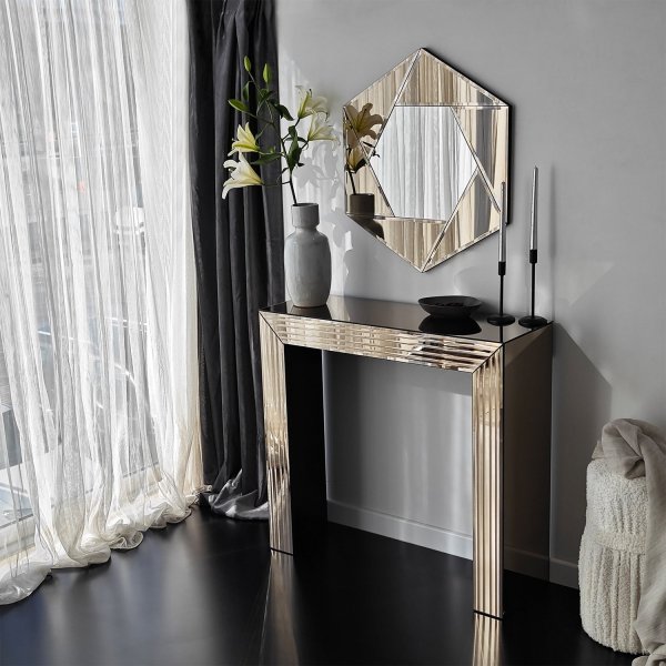 Triono Komforttisch 91 x 30 cm - Bronze