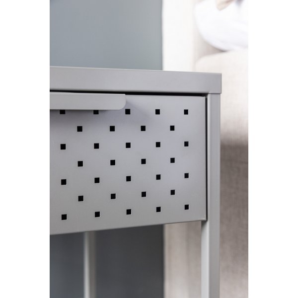 Sacramento Nachttisch - Hellgrau