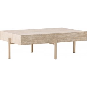 Vadholmen Couchtisch 130 x 76 cm - Wei getncht