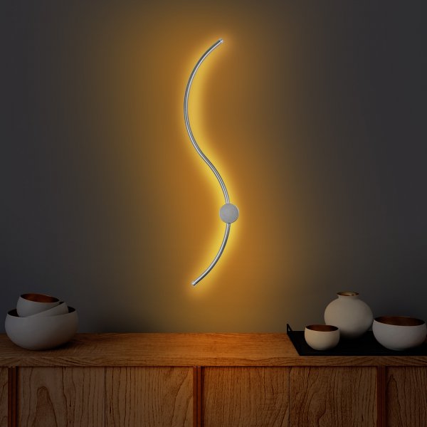 Wolf Wandleuchte 1 - Chrom Wolf Wandleuchte 1 - Chrom