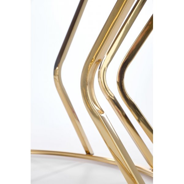 Afina Couchtisch 90 cm - Gold/Spiegelglas