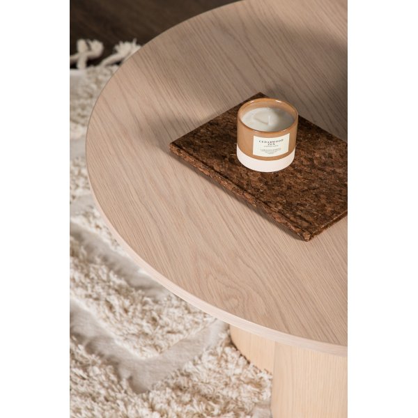 Couchtisch Ø80 cm weiß getüncht - Olivia Couchtisch Ø80 cm weiß getüncht - Olivia