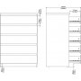 Naia Kommode mit 5 Schubladen - Weie Box