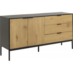 Sideboard Seaford 160 cm - Schwarz