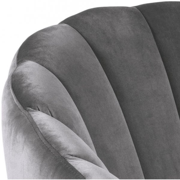 Daniella Sessel - Dunkelgrau/Schwarz Daniella Sessel - Dunkelgrau/Schwarz