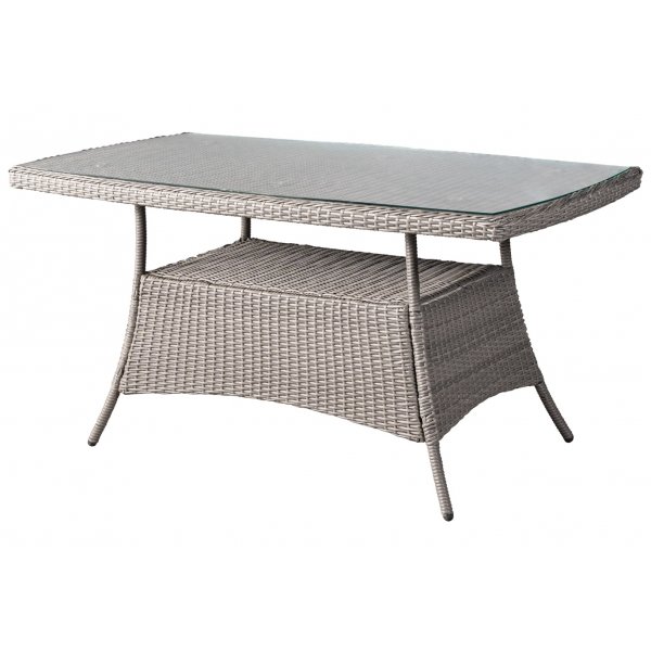 Gartenmöbelgruppe California hohe Rückenlehne mit Liege (3+1+1) - Synthetisches Rattan grau Gartenmöbelgruppe California hohe Rückenlehne mit Liege (3+1+1) - Synthetisches Rattan grau