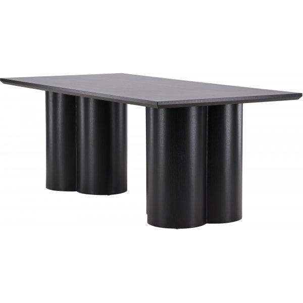 Olivia Esstisch 210X100 cm schwarz gebeizt