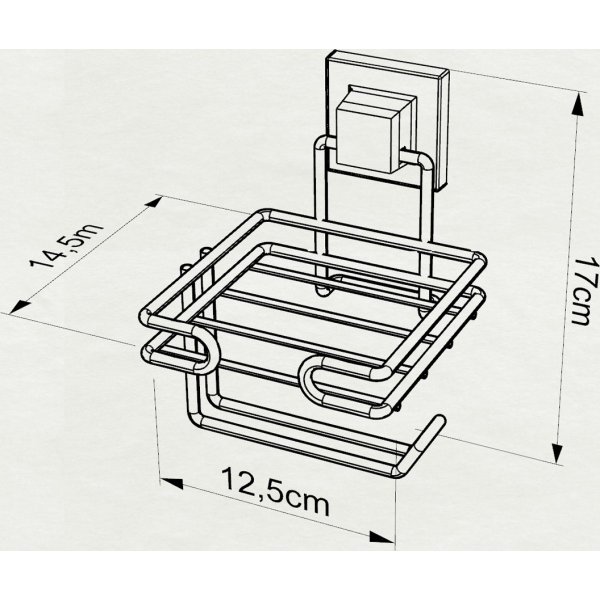 Effi Papierhalter 275 - Schwarz Effi Papierhalter 275 - Schwarz