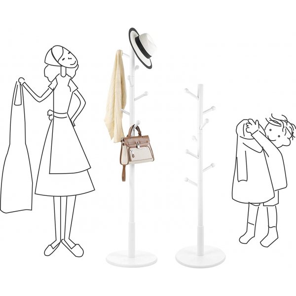 Eldar Kleiderbügel - Weiß Eldar Kleiderbügel - Weiß