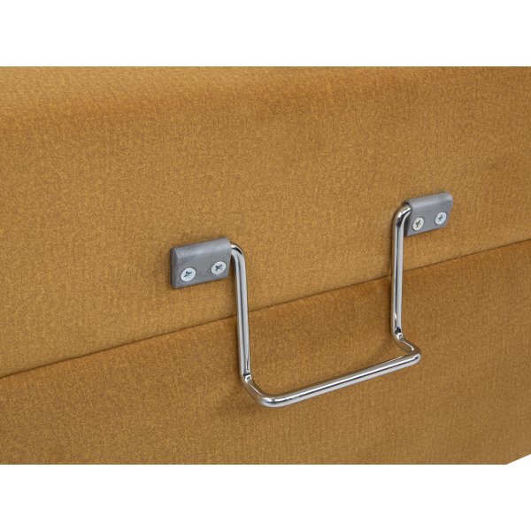 Schlafsofa mit Lattenrost - Gelb