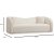 Asis 3-Sitzer-Sofa - Creme