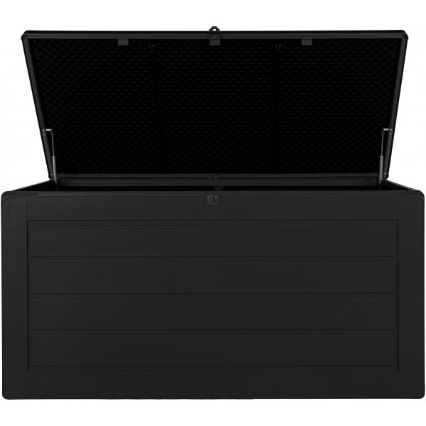 Kissenbox Dubrovnik 146,5 x 61 cm 490 Liter - Schwarzer Kunststoff