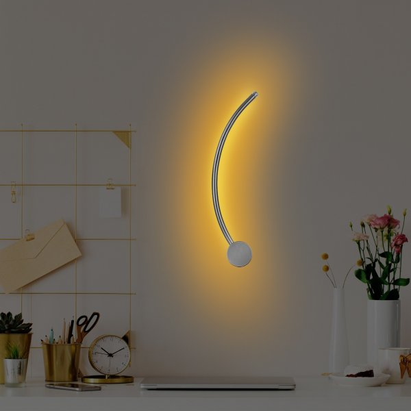 Wolf Wandleuchte 2 - Chrom Wolf Wandleuchte 2 - Chrom