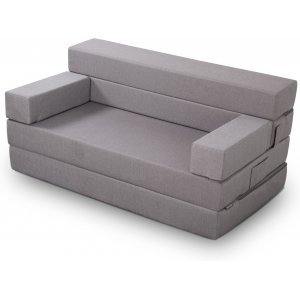 Melisa 2-Sitzer-Schlafsofa - Grau