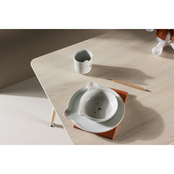 Polar Kinder-Esstisch 80 x 60 cm - Whitewash