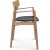 Nopp Gestellstuhl mit gepolsterter Sitzflche - Optionale Farbe des Gestells und der Polsterung