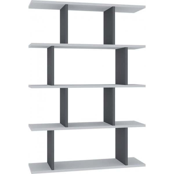 Bcherregal Harmon - Wei/Anthrazit