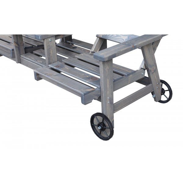 Kingdom Ausziehsofa - Grau