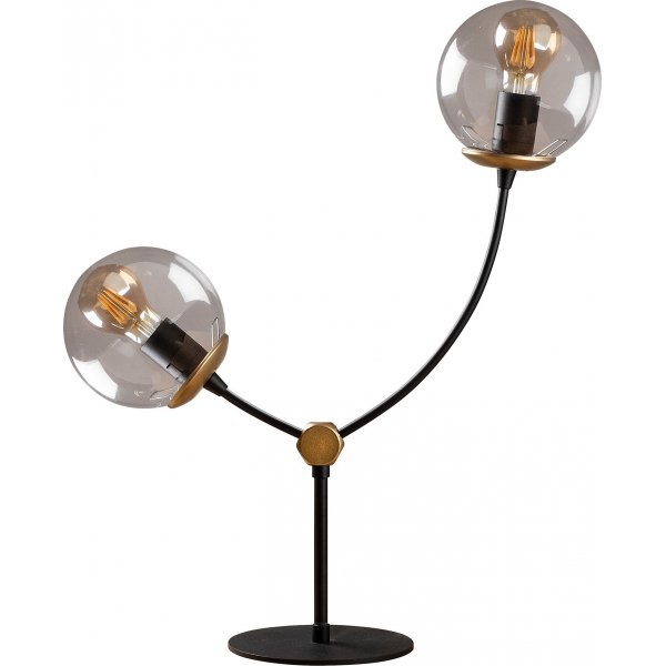 Chromozom Tischlampe - Schwarz