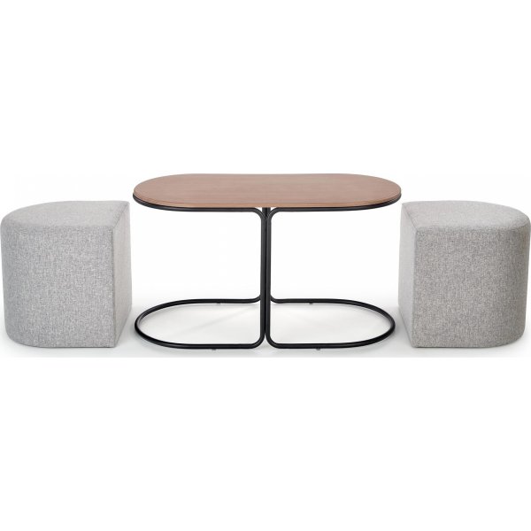 Rodeo Couchtisch 88 x 43 cm - Craft Eiche/schwarz Rodeo Couchtisch 88 x 43 cm - Craft Eiche/schwarz