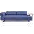 Infinity 3-Sitzer Schlafsofa mit Beistelltisch - Blau