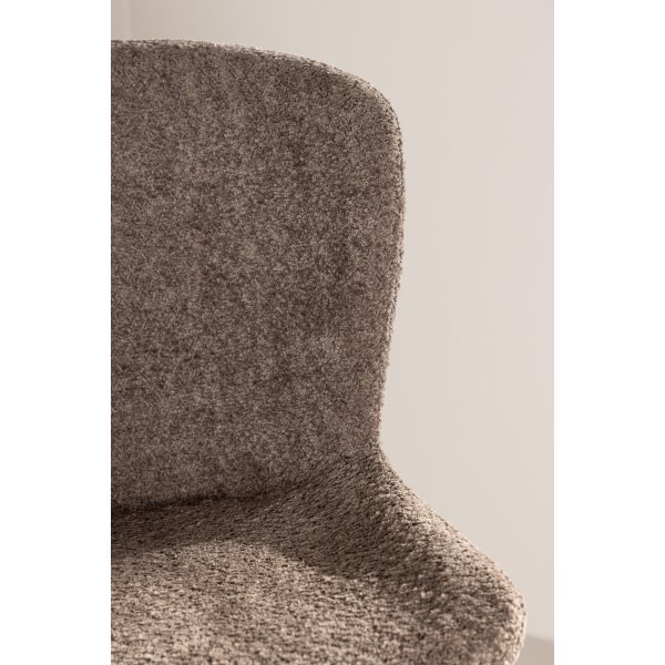 Modesto Barhocker - Braunes Bouclé Modesto Barhocker - Braunes Bouclé