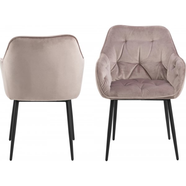 Brooke Sessel - Puderrosa/Schwarz