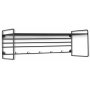 Revel schwarze Hutablage 80 cm breit