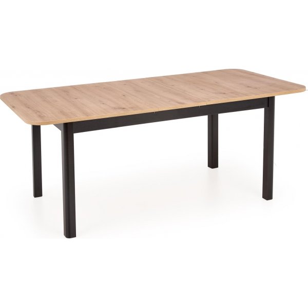 Bloom ausziehbarer Esstisch 90x160-240 cm - Eiche / Schwarz Bloom ausziehbarer Esstisch 90x160-240 cm - Eiche / Schwarz