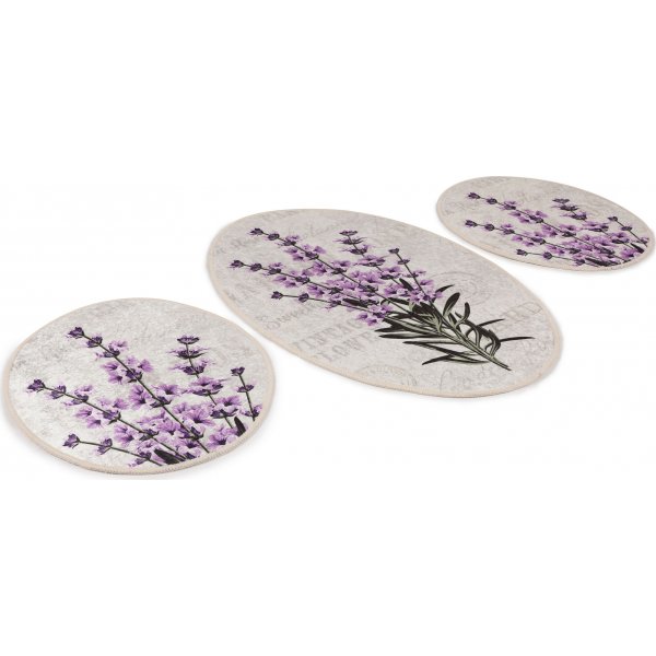 Badezimmerteppich lavendel