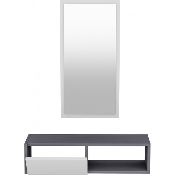 Clara Flurmbel - Anthrazit/Wei